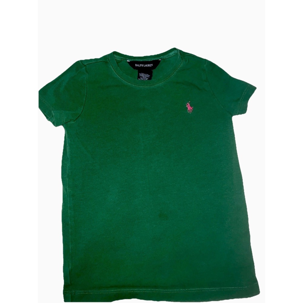 Polo Sport Ralph Lauren Toddler Girls Green T-Shirt Size 4T